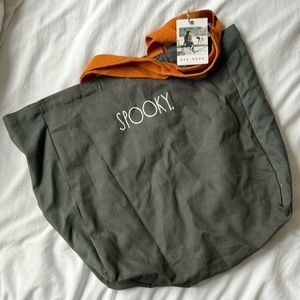 Rae Dunn Spooky Canvas tote